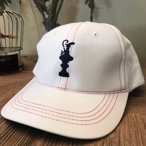 Ball cap, yacht club, American Cup, sailing race. Velcro adjustable